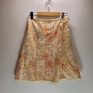 Nolita Coquette mid lenght floral lace skirt - size small